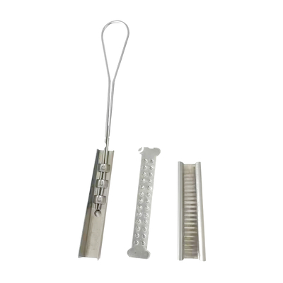Steel Hook Clamp Fiber Drop Cable Tension Clamp 201 /304 Stainless