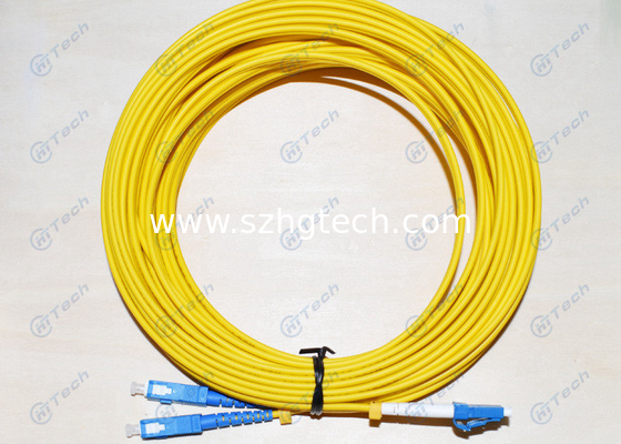 High Effective SC To LC Single Mode Patch Cable 9/125μM For Local Area Network