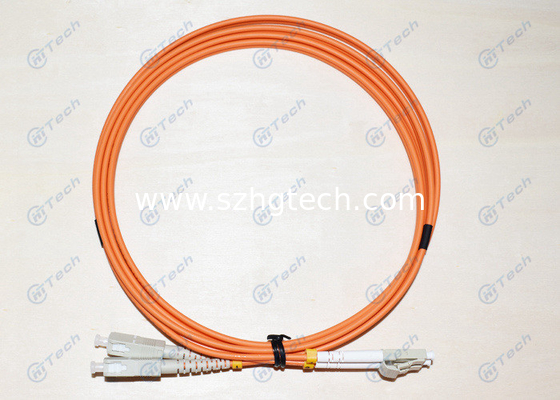 High Effective SC To LC Single Mode Patch Cable 9/125μM For Local Area Network