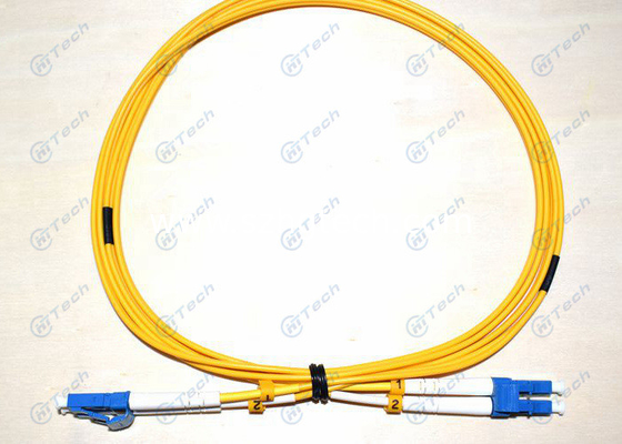 9/125μm Duplex Singlemode LC-LC Fiber Optic Patch Cable LSZH Cable