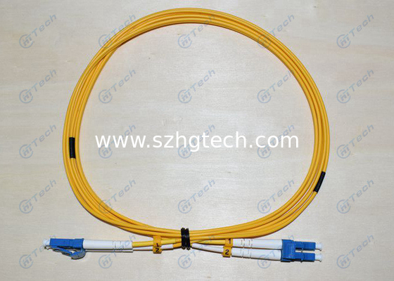 9/125μm Duplex Singlemode LC-LC Fiber Optic Patch Cable LSZH Cable