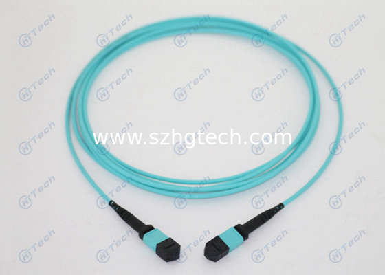 OM3 MPO MTP Patch Cord RoHS Certified For Fiber Optic Telecommunication
