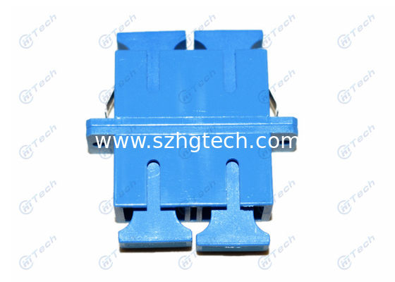 Telecom Blue SC Fiber Optic Adapter Easy Operate For Data Processing Networks