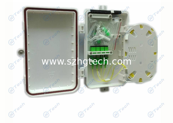 SC UPC FTTH Splitter Box 4 Cores Waterproof Ultra Violet Resistant For CATV System
