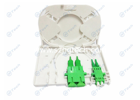 Multi Functional FTTH Splitter Box 1-4Cores With SC SX/SC DX Fiber Adapter