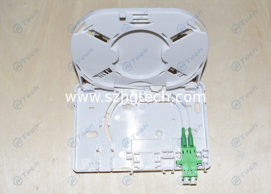 Multi Functional FTTH Splitter Box 1-4Cores With SC SX/SC DX Fiber Adapter