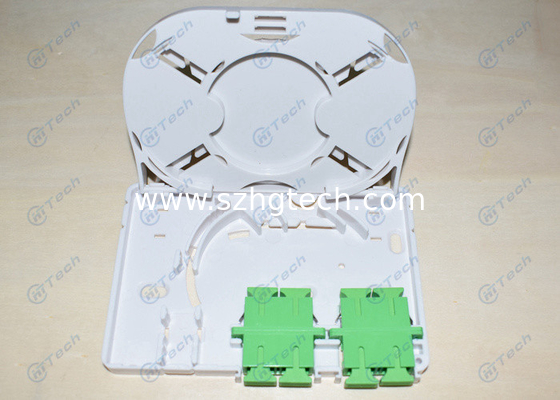 Multi Functional FTTH Splitter Box 1-4Cores With SC SX/SC DX Fiber Adapter