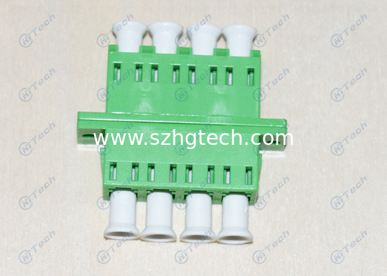 LC Quad Fiber Optic Adapter Good Changeability And Repeat For Wide Area Networks