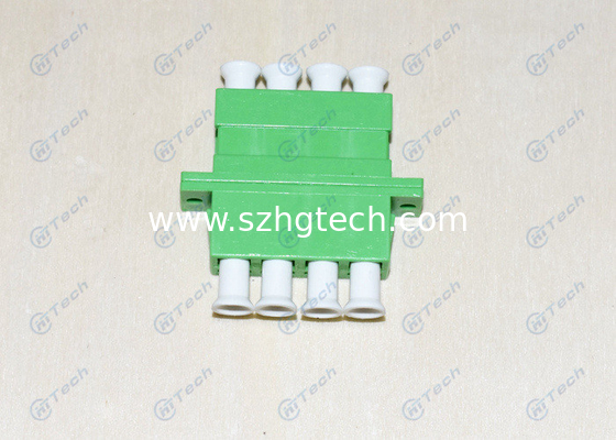 LC Quad Fiber Optic Adapter Good Changeability And Repeat For Wide Area Networks