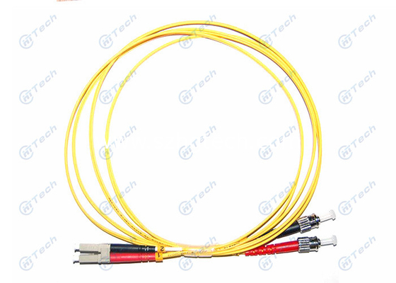 LSZH Cable Fiber Optic Jumper ST To LC With Special Flame Retardant Coating
