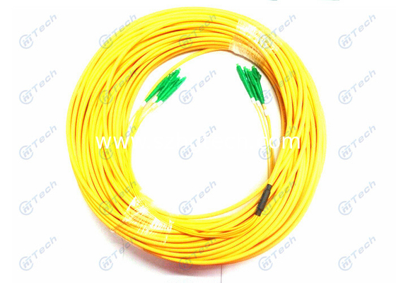 LC Apc Fiber Optic Cable 4 Core Single Mode Good Inter Plug Performance