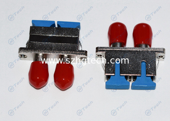 Duplex Fiber Optic SC To ST Adapter With Stable Capability And High Reliability