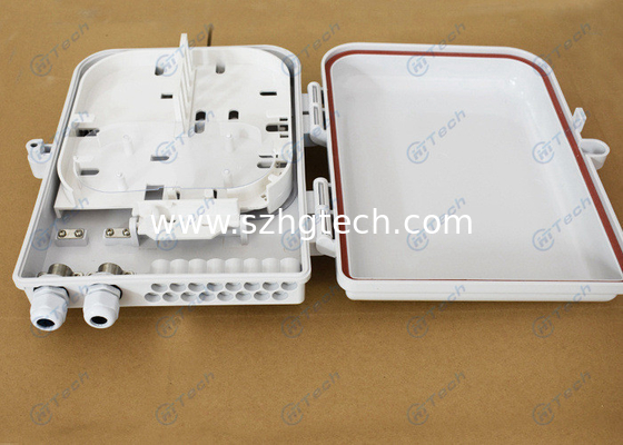 SC APC Connector Fiber Optic Cable Box , 16 Cores 16 Port Fiber Splitter Distribution Box
