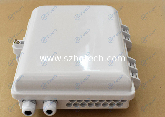 SC APC Connector Fiber Optic Cable Box , 16 Cores 16 Port Fiber Splitter Distribution Box