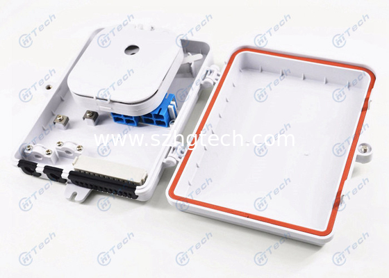 8 Cores Fiber Optic Distribution Box PBT Material With SC Duplex Fiber Optic Adapter