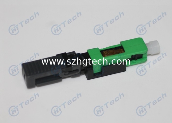 Portable SC APC Fiber Connector , FTTH Fast Connector RL Variation ≤ 5