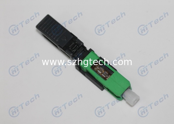 Portable SC APC Fiber Connector , FTTH Fast Connector RL Variation ≤ 5