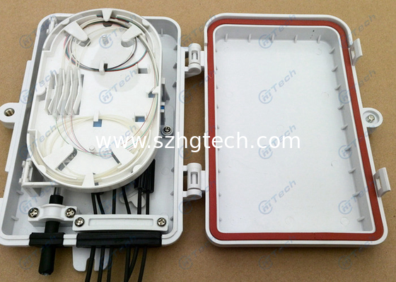 Indoor 6 Cores Fiber Optic Splitter Box 6 Ports For Connected FTTH Drop Inside Cables