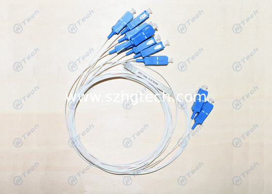 Low Insertion Loss Fiber Optic PLC Splitter 2x8 Connector Type SC / UPC