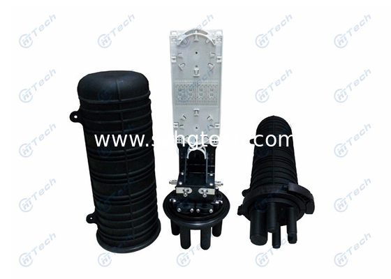 Heat Shrink Dome Fiber Optic Splice Case , 144 Cores Outdoor Fiber Enclosure