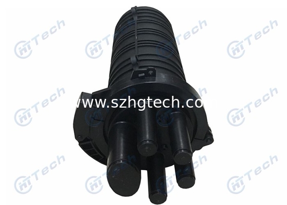 6 Round Port Fiber Optic Cable Joint Box Dimension Φ168× 433.5mm Inside ABS Plastic