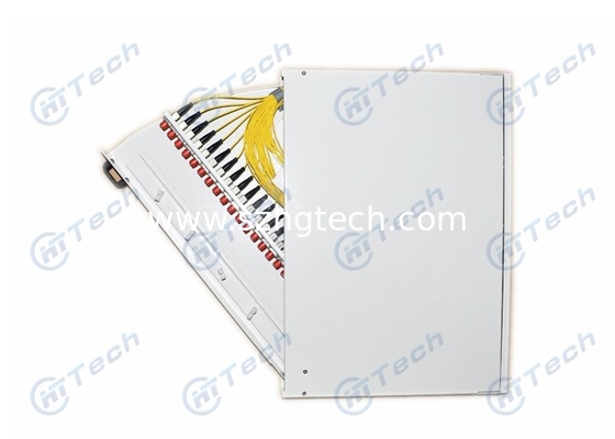 White Color FC Fiber Patch Panel , Optical Patch Panel With Pigtail Outlet