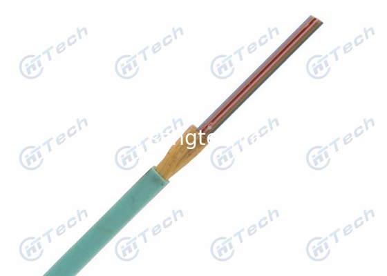 Flat Ribbon Fiber Optic Cable Indoor 2-12 Cores With PVC Outer Jacket ROHS Approved