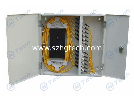 FC Type Fiber Optic Distribution Box Dimension 350 * 300 * 80mm Outdoor Wall Mounted