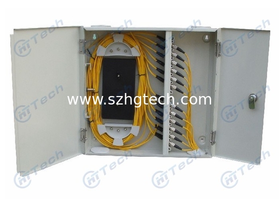 Durable Fiber Optic Distribution Box / Fiber Splitter Box 24 Ports 24 Cores