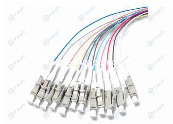 OEM LC Fiber Optic Pigtail High Reliability / Stability For Data Processing Networks