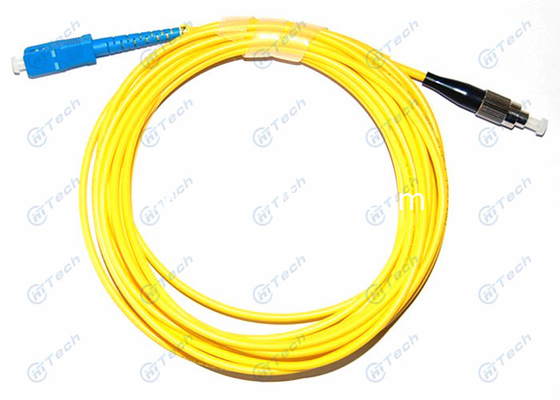 SC - FC Fiber Optic Jumper / Fibre Optic Patch Leads Single Mode Simplex