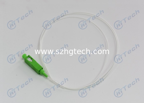 9/125um SM Simplex SC Apc Fiber Pigtails Patch Cords , LSZH Fiber Optic Cable