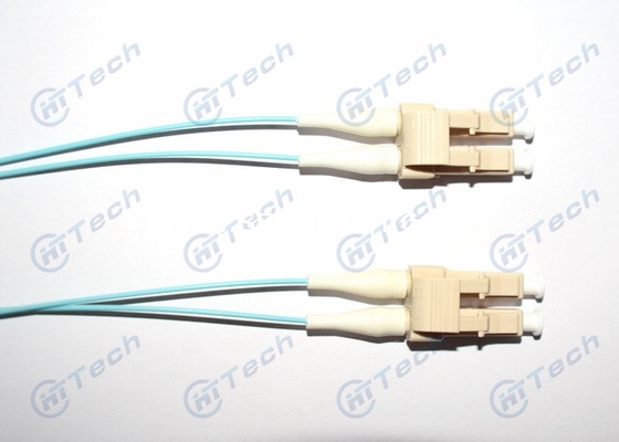 Multimode LC To LC Fiber Optic Jumper 10Gb Fiber Patch Cord 50/125μm IEC Standard