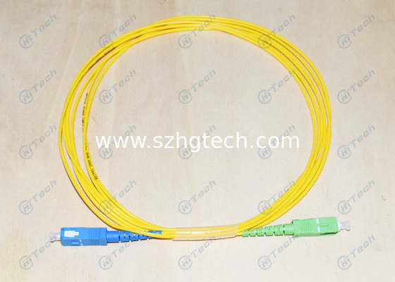 Simplex Duplex Singlemode Fiber Optic Patch Cord SC APC Ceramic Ferrule Inner