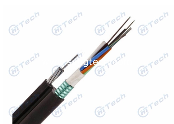 PE Sheath Armored 24 Core GYTC8S Fiber Optic Cable