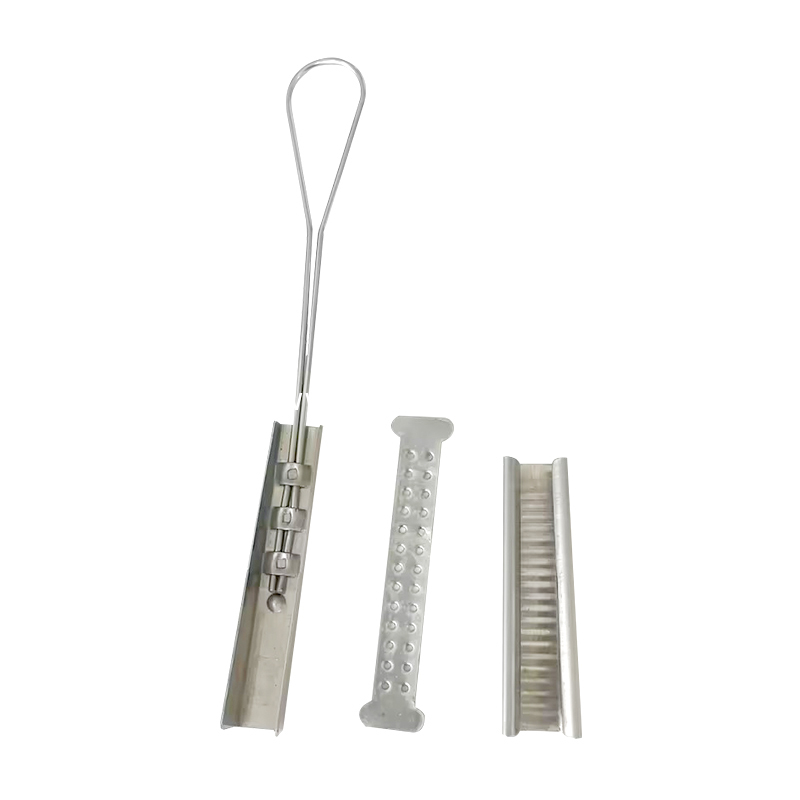 Steel Hook Clamp Fiber Drop Cable Tension Clamp 201 /304 Stainless
