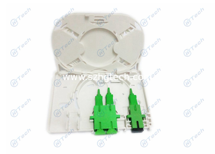 Multi Functional FTTH Splitter Box 1-4Cores With SC SX/SC DX Fiber Adapter
