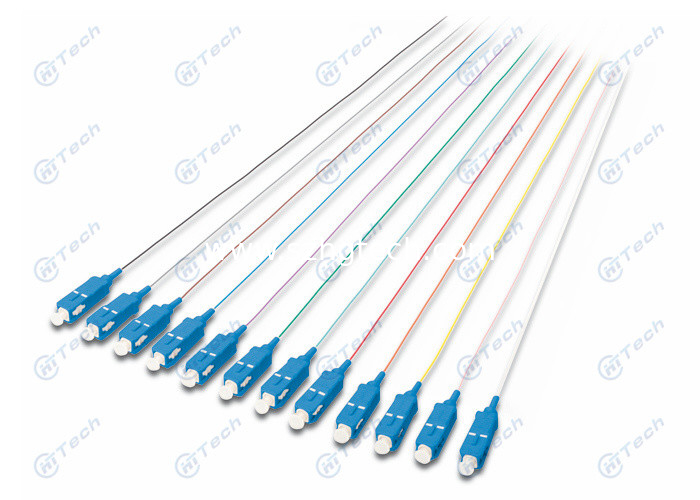 12 Pack SC Pigtail Single Mode 0.9mm 9/125μM Inner Ceramic Ferrule Without Jacket