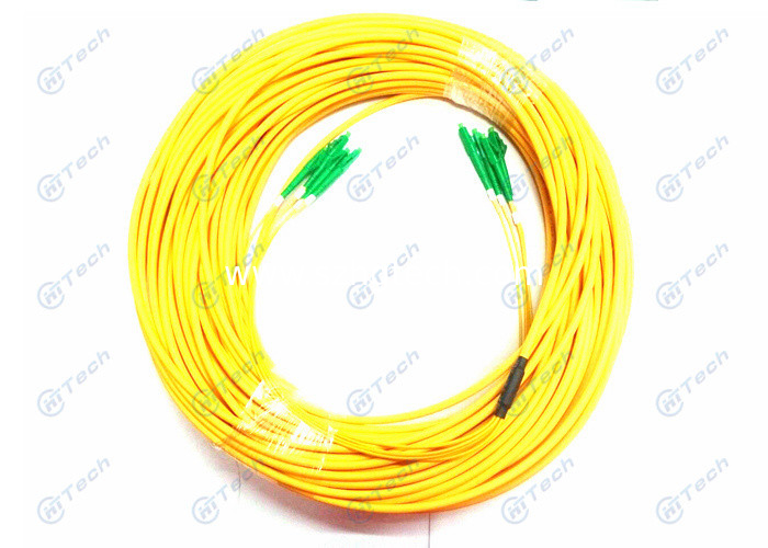 LC Apc Fiber Optic Cable 4 Core Single Mode Good Inter Plug Performance