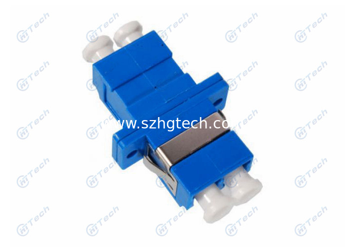 High Return Loss LC Connector Adapter , LC Duplex Adapter Mechanical Resistance 200-600g