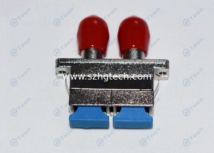 Duplex Fiber Optic SC To ST Adapter With Stable Capability And High Reliability