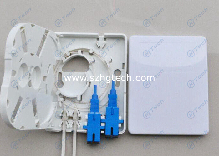 Clasp Design Indoor FTTH Fiber Optic Termination Box SC And SC/FC Available