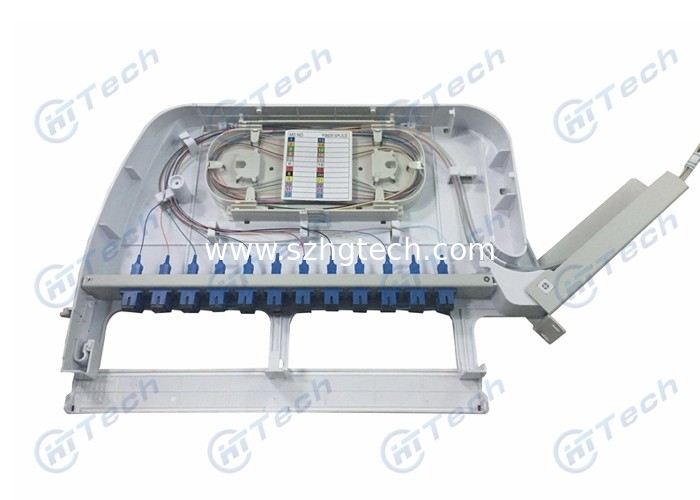 Plastic SC Fiber Optic Patch Panel 24 Port Various Cold Rolled Steel Adapter Plate Available