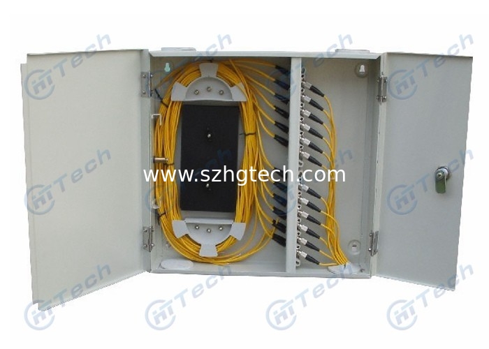 FC Type Fiber Optic Distribution Box Dimension 350 * 300 * 80mm Outdoor Wall Mounted