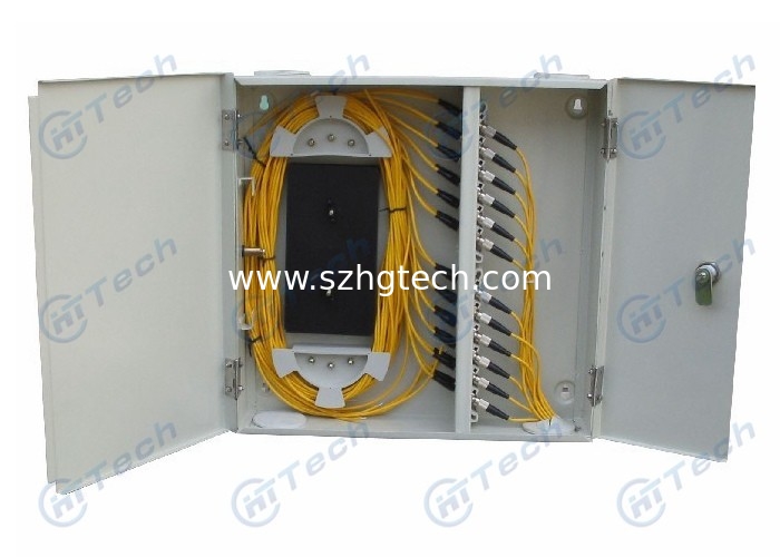 Durable Fiber Optic Distribution Box / Fiber Splitter Box 24 Ports 24 Cores
