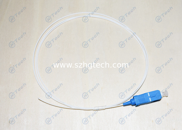 0.9MM Simplex SC SM Pigtail , SC UPC Pigtail With Inner Ceramic Ferrule