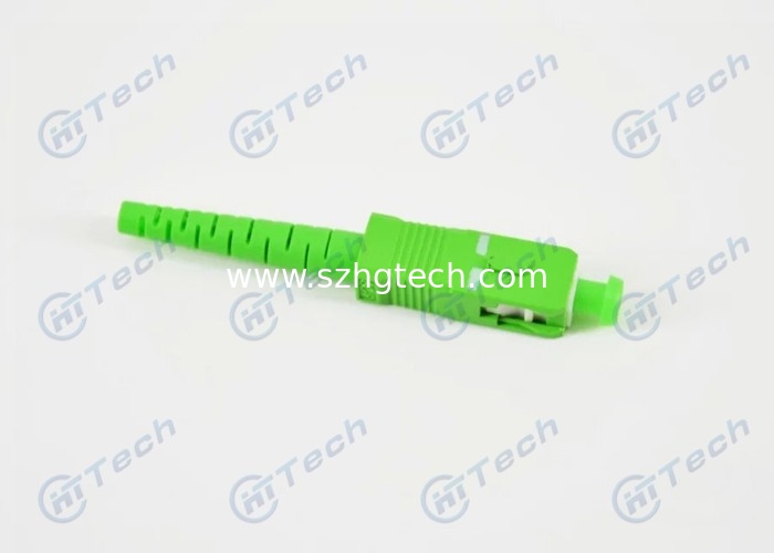 SC APC Fiber Optic Connectors Reture Loss ≥ 50db For Telecommunication / FTTH