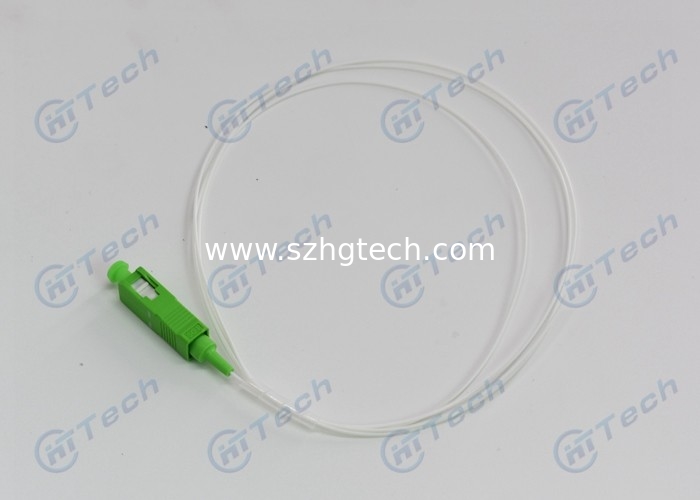 9/125um SM Simplex SC Apc Fiber Pigtails Patch Cords , LSZH Fiber Optic Cable