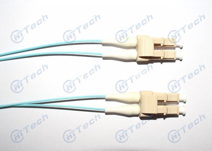 Multimode LC To LC Fiber Optic Jumper 10Gb Fiber Patch Cord 50/125μm IEC Standard