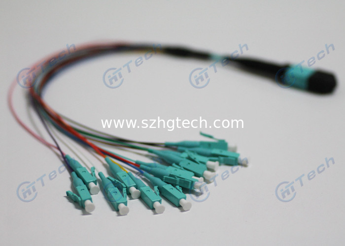 High Stability MPO MTP Patch Cord Female Type 10Gb CCTC Ceramic Ferrule Inner